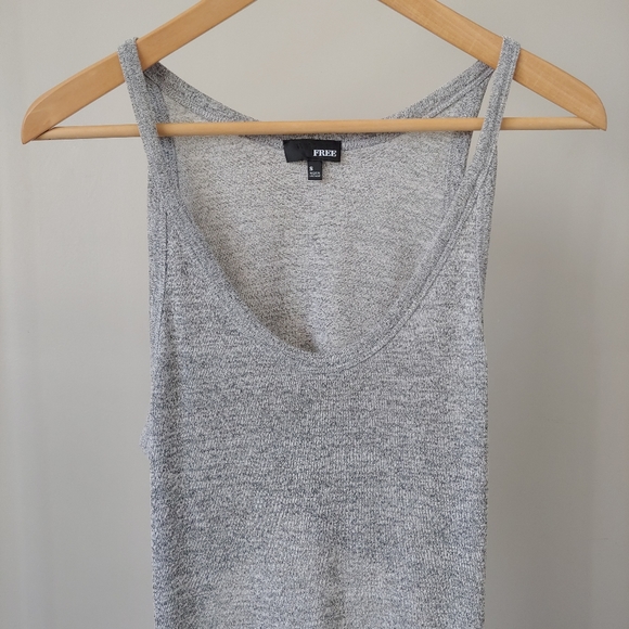 Aritzia Wilfred YASMIN Cut Out Dress Grey Small - Picture 9 of 11
